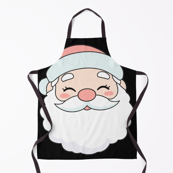 Item preview, Kawaii Santa Claus Face Illustration designed and sold by pixelandpine.