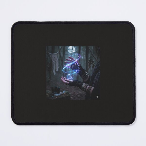 Item preview, Witch Hands Summoning Light – Mystic Forest Magic Art designed and sold by RZandRaiDesigns.