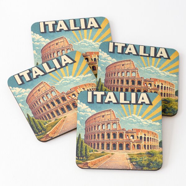 Item preview, Vintage Roman Colosseum - Panoramic View of Ancient Rome - Retro Historical Art designed and sold by XNewStore.