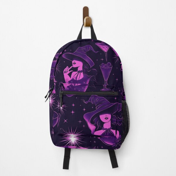 Item preview, Elegant Spooky Halloween Glam Witch Party in Purple & Black - Hex Appeal designed and sold by The Print Parlor.
