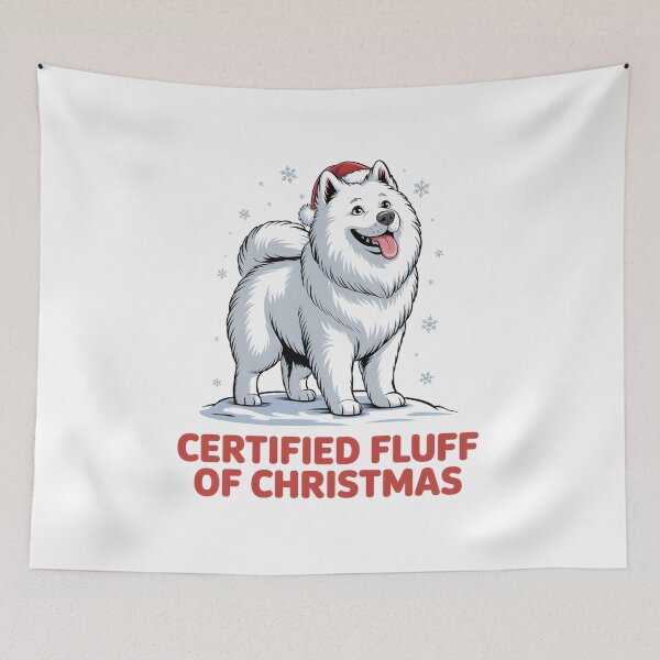 Item preview, Certified Fluff of Christmas Samoyed Dog Funny Christmas Gift designed and sold by Slaw-Creation.