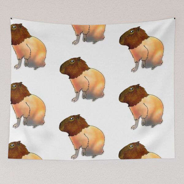 Item preview, Capybara Wearing a capybara Hat – animalzinhats designed and sold by Ashley’sAnimalz.