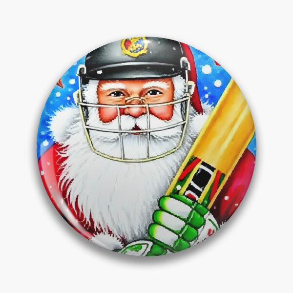Item preview, Santa playing cricket.   designed and sold by Nomad-Maynard.