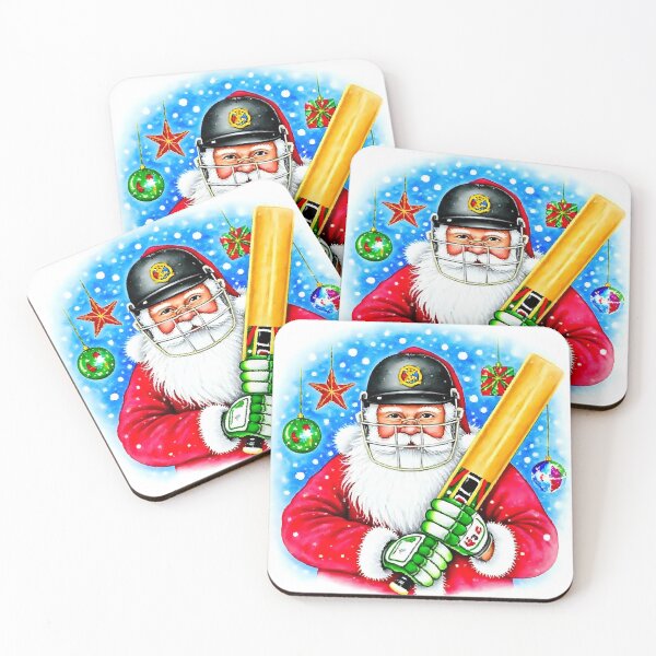 Item preview, Santa playing cricket.   designed and sold by Nomad-Maynard.