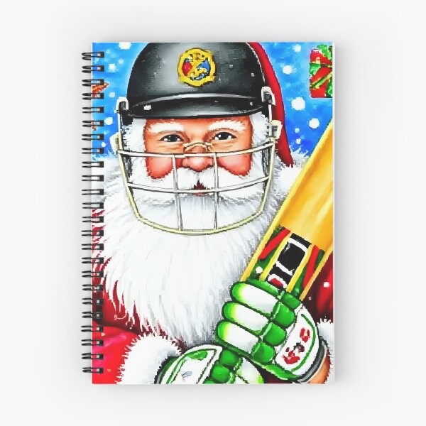 Item preview, Santa playing cricket.   designed and sold by Nomad-Maynard.