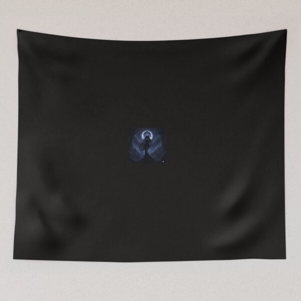 Item preview, Moon Goddess Ascending – Dark Celestial Witch Art designed and sold by RZandRaiDesigns.