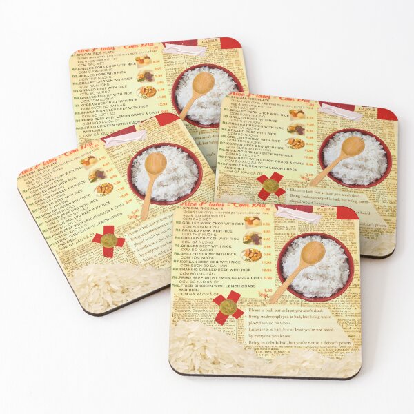 Item preview, Special Rice Plate Collage designed and sold by Swooncake Press.