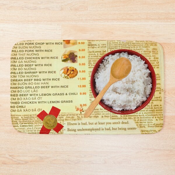 Item preview, Special Rice Plate Collage designed and sold by Swooncake Press.