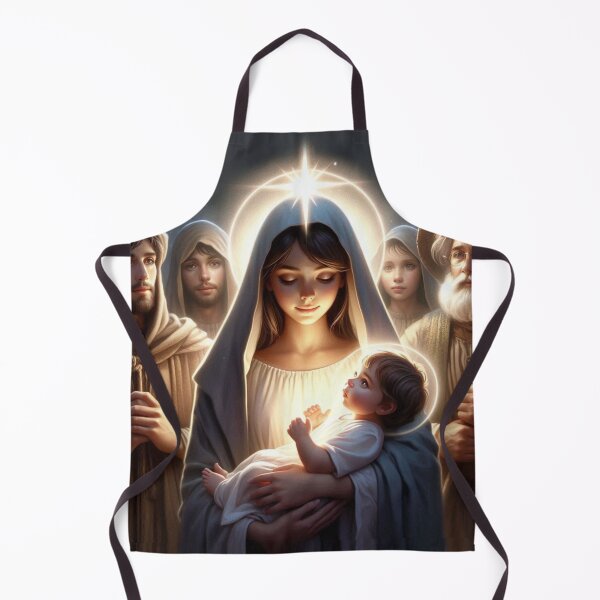 Artikelvorschau, Advent, Weihnachten, Jungfrau Maria mit dem Jesuskind und Hirten entworfen und verkauft von JaroDesign2023.