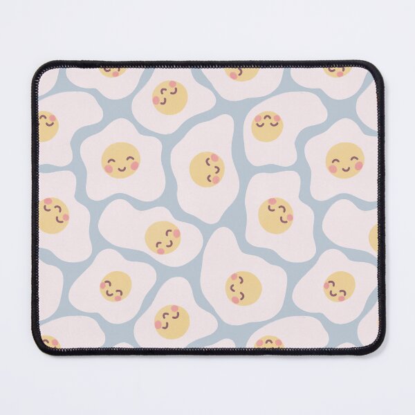 Item preview, cute smiling fried eggs pattern designed and sold by winterpumpkin.