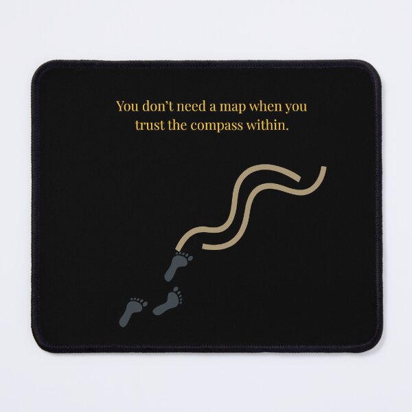 Item preview, Trust the Compass Within – Inspirational Quote designed and sold by QuietRootStudio.
