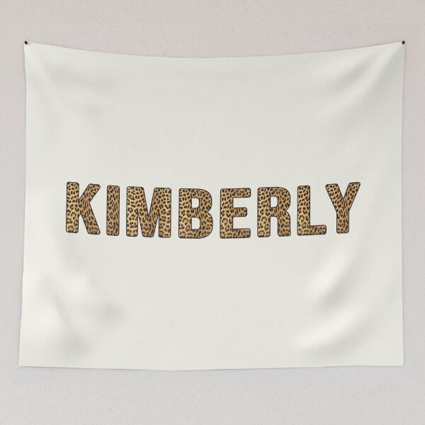 Item preview, Kimberly Name Leopard Print designed and sold by Jeallan Designs.