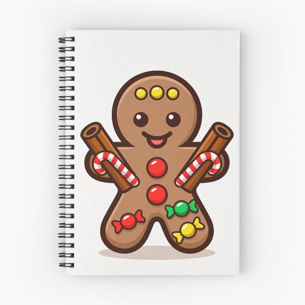 Item preview, Cinnamon Stick Striker – Cute Christmas Gingerbread Character designed and sold by Vertura Group.