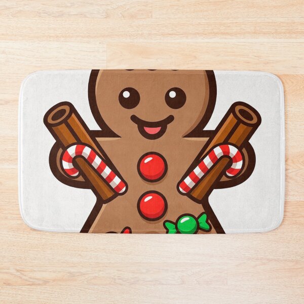 Item preview, Cinnamon Stick Striker – Cute Christmas Gingerbread Character designed and sold by Vertura Group.