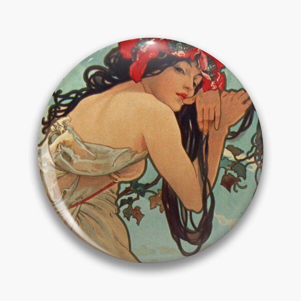 Item preview, Summer by Alphonse Mucha - Art Nouveau Home & Lifestyle Collection designed and sold by ThanksForToday.