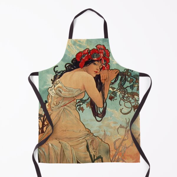 Item preview, Summer by Alphonse Mucha - Art Nouveau Home & Lifestyle Collection designed and sold by ThanksForToday.