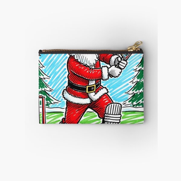 Artikelvorschau, Der Weihnachtsmann spielt Cricket. entworfen und verkauft von Nomad-Maynard.