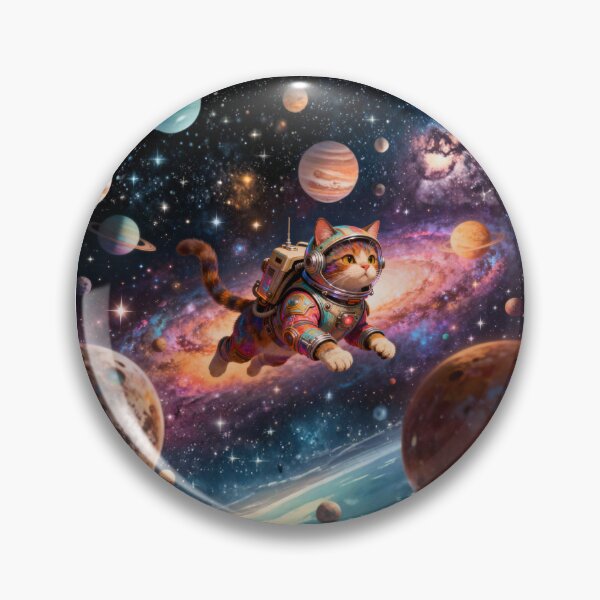 Item preview, Cosmic Cats: Retro Futuristic Galactic Meowventure designed and sold by AndrewYoko.