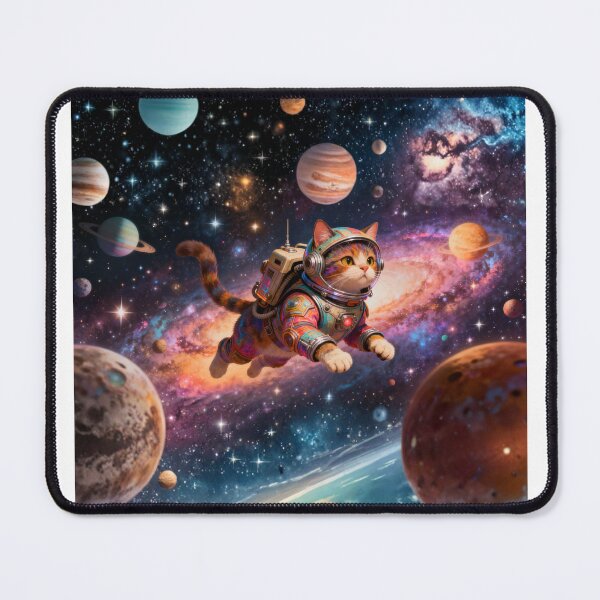 Item preview, Cosmic Cats: Retro Futuristic Galactic Meowventure designed and sold by AndrewYoko.