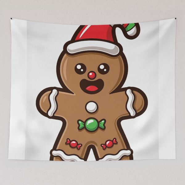 Item preview, Candy Cap Sprinter – Cute Christmas Gingerbread Character designed and sold by Vertura Group.