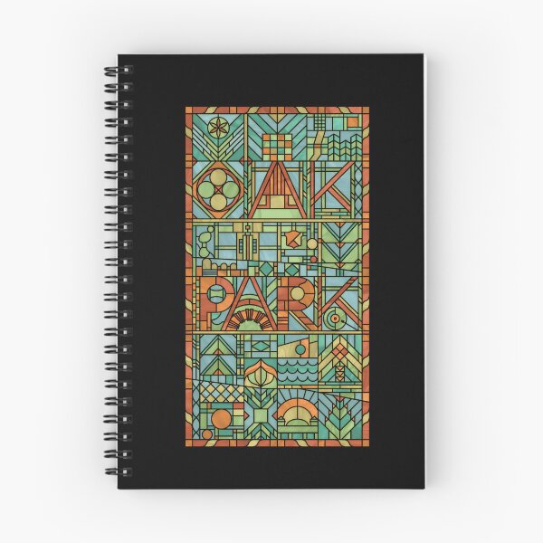 Item preview, Oak Park IL Village Map Stained Glass Aart designed and sold by Jason Castillo.