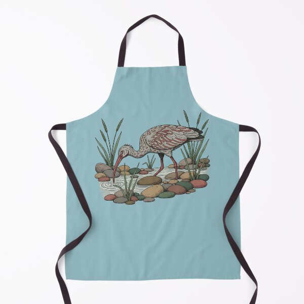 Item preview, Ibisbill Bird Foraging Among River Stones designed and sold by BirdsnStuff.
