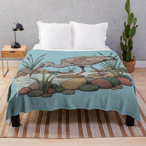 Item preview, Ibisbill Bird Foraging Among River Stones designed and sold by BirdsnStuff.