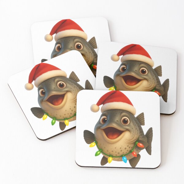 Item preview, Christmas Chinook Salmon designed and sold by Sillytoe.