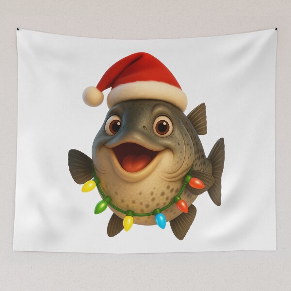 Item preview, Christmas Chinook Salmon designed and sold by Sillytoe.