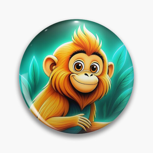Artikelvorschau, Neon Monkey Glow – Lebendige Dschungelgrafik entworfen und verkauft von UmniTok.