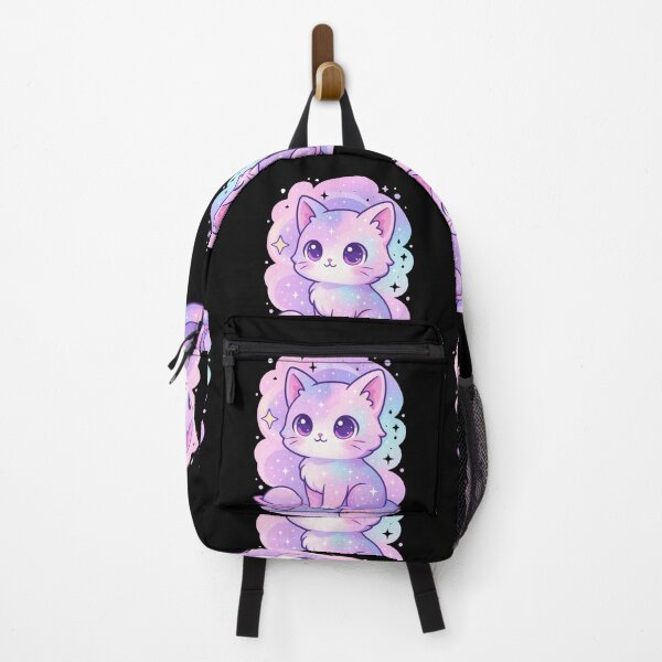 Item preview, Pastel Galaxy Cat on Planet Kawaii Cosmic Kitty Sticker designed and sold by Alyn8.