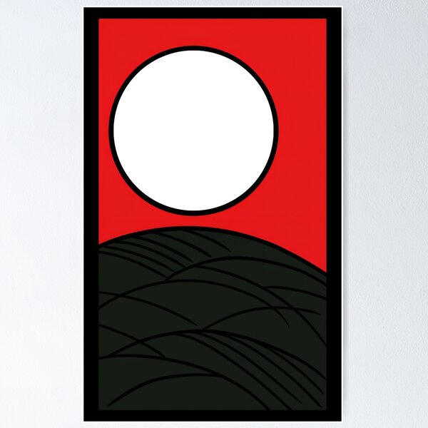 Item preview, Hanafuda Earrings Pattern – Anime Inspired Design #07 designed and sold by PosterFuel.