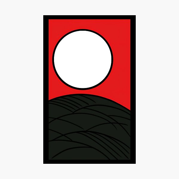 Item preview, Hanafuda Earrings Pattern – Anime Inspired Design #07 designed and sold by PosterFuel.