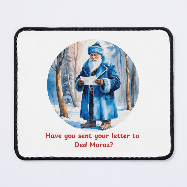 Item preview, Have You Sent Your Letter to Ded Moroz? – Russian Christmas Winter Holiday Art designed and sold by PAPIRO SIGLO XXI.