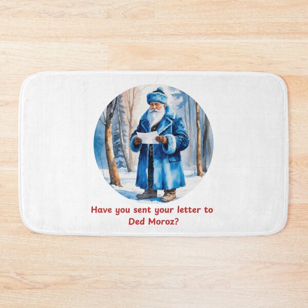 Item preview, Have You Sent Your Letter to Ded Moroz? – Russian Christmas Winter Holiday Art designed and sold by PAPIRO SIGLO XXI.