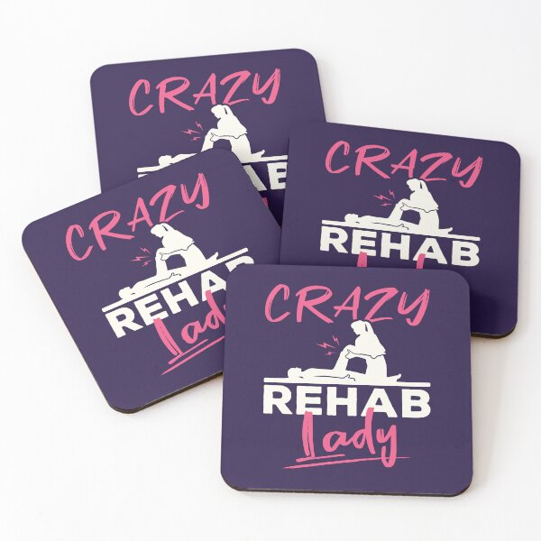 Item preview, Crazy Rehab Lady Physical Therapist Physiotherapist designed and sold by jaygo.