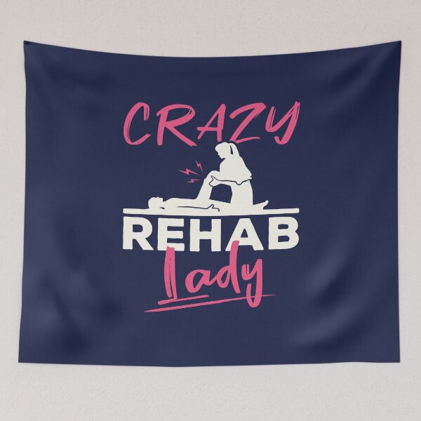 Item preview, Crazy Rehab Lady Physical Therapist Physiotherapist designed and sold by jaygo.