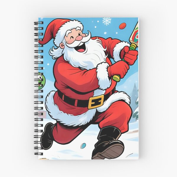 Item preview, Santa playing cricket.   designed and sold by Nomad-Maynard.
