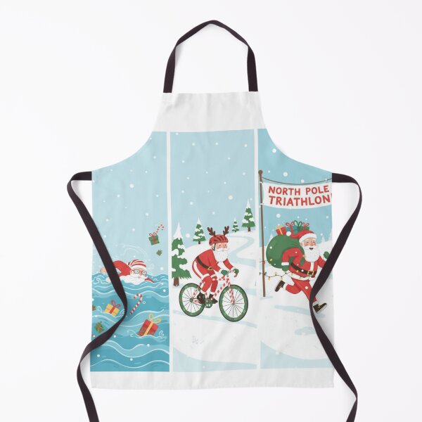 Item preview, Santa Claus triathloning designed and sold by LaurannaDesign.