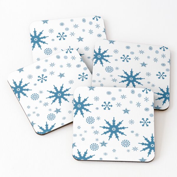 Item preview, Light Blue Unique Snowflakes Design designed and sold by VikstraG.