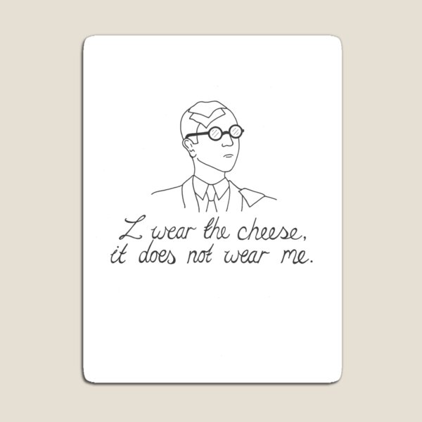 Item preview, I wear the cheese, it does not wear me. designed and sold by Iwearthecheeseitdoesnotwearme.