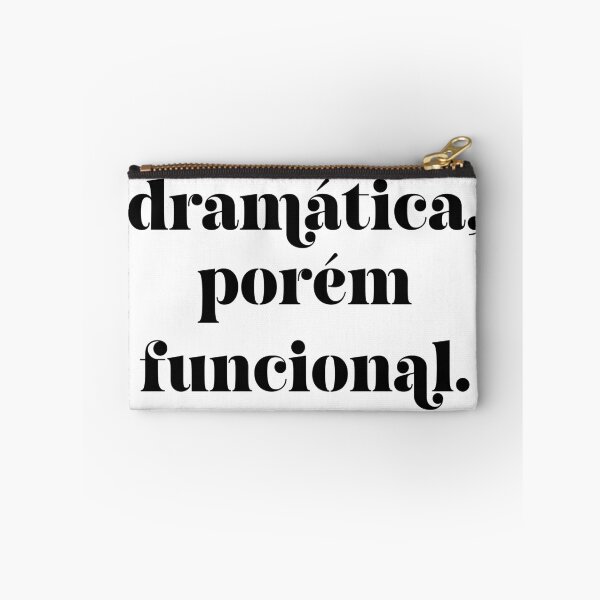 Item preview, Dramática Porém Funcional - Tipografía portuguesa moderna Póster designed and sold by milafogaca.