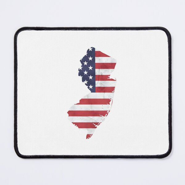 Item preview, New Jersey Stars & Stripes State Silhouette – Distressed Americana designed and sold by Paper Drip.