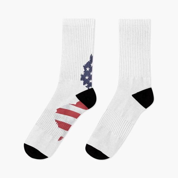 Item preview, New Jersey Stars & Stripes State Silhouette – Distressed Americana designed and sold by Paper Drip.