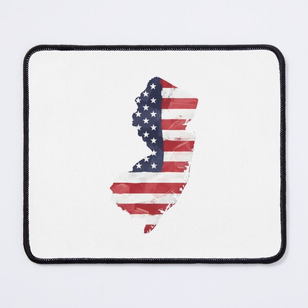 Item preview, New Jersey Stars & Stripes State Silhouette – Distressed Americana designed and sold by Paper Drip.