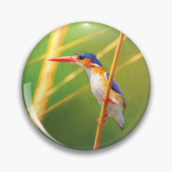 Item preview, Malachite Kingfisher designed and sold by Kay Brewer.