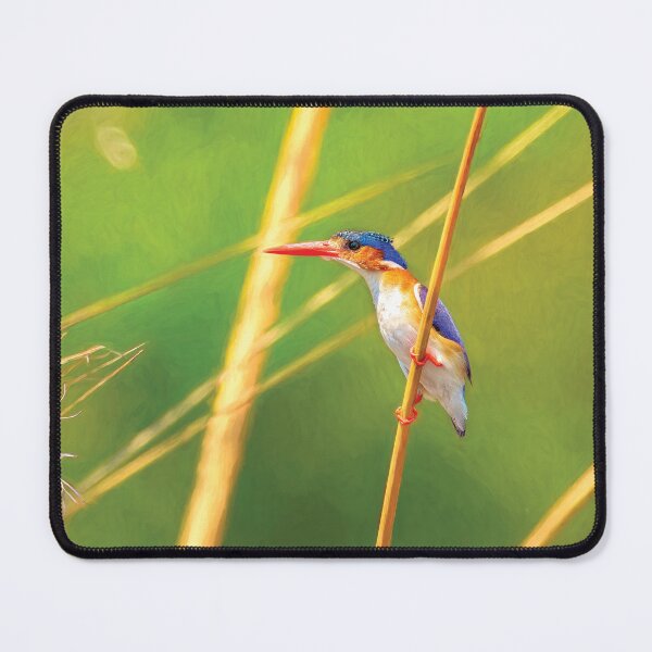 Item preview, Malachite Kingfisher designed and sold by Kay Brewer.