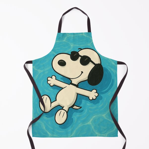 Item preview, Cool Beagle Floating in the Pool – Summer Vibes Cartoon Design designed and sold by BadaBingBear.