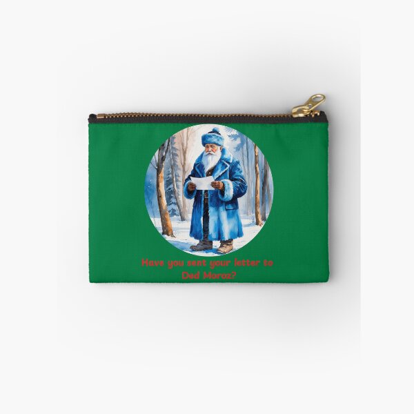 Item preview, Have You Sent Your Letter to Ded Moroz? – Russian Christmas Winter Holiday Art - GREEN designed and sold by PAPIRO SIGLO XXI.