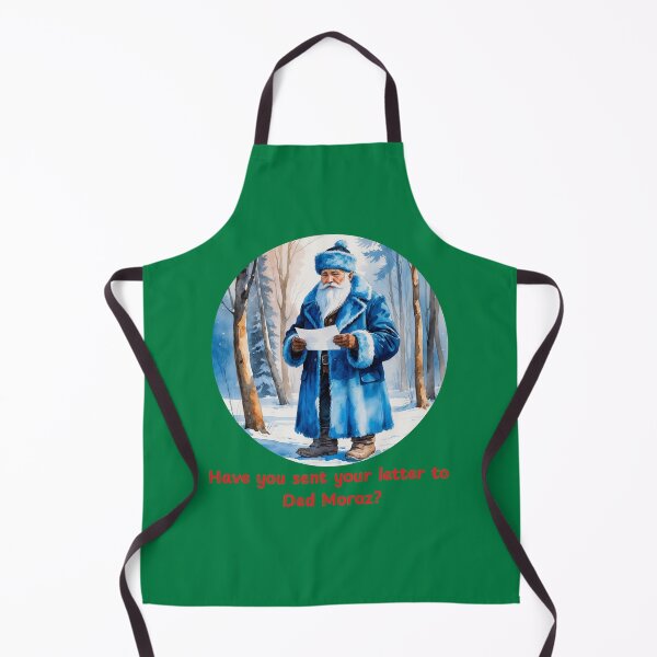 Item preview, Have You Sent Your Letter to Ded Moroz? – Russian Christmas Winter Holiday Art - GREEN designed and sold by PAPIRO SIGLO XXI.